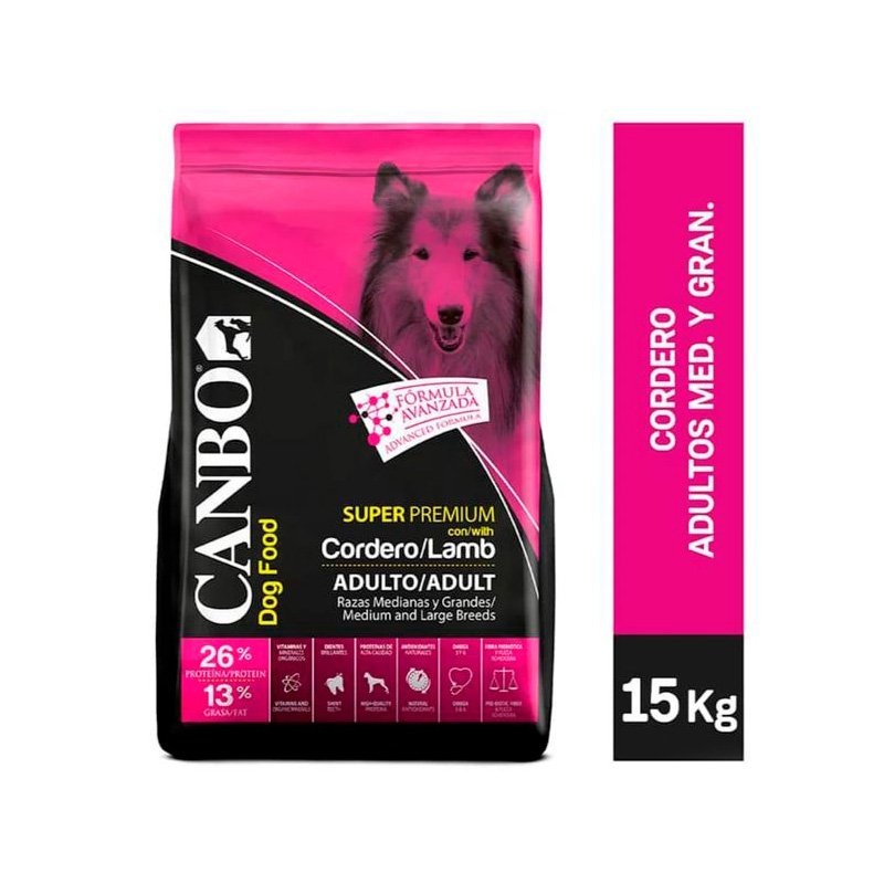 Canbo Cordero Adulto Razas Medianas y Grandes 15Kg